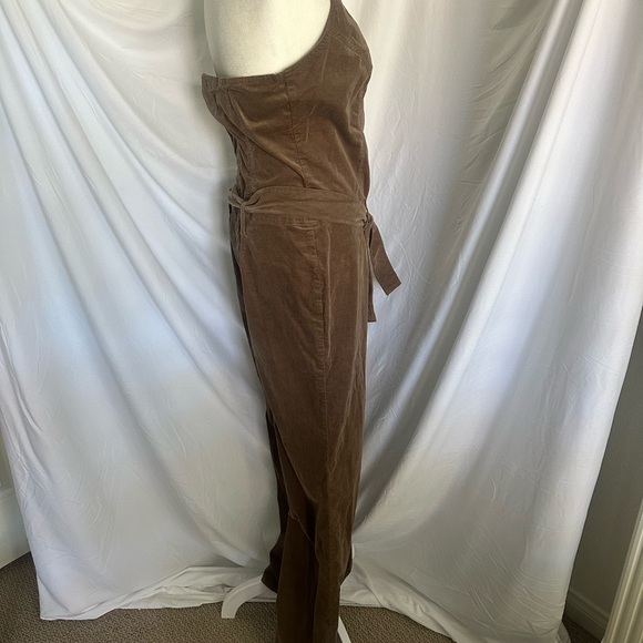 Corduroy jumpsuit backless - Picture 5 of 9